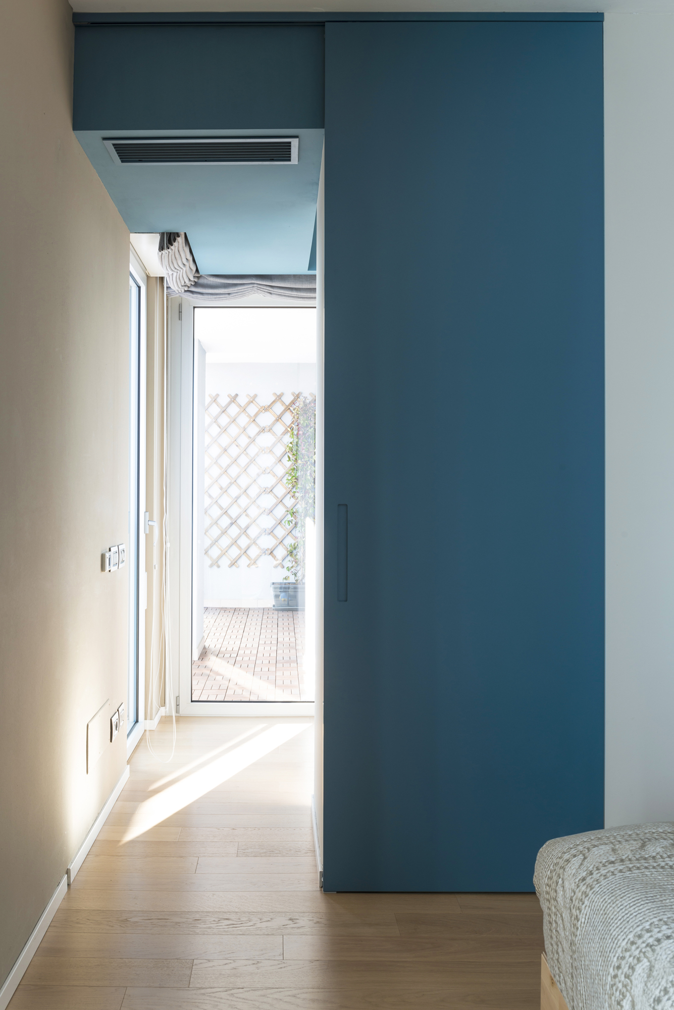 Guido Cottino Architetto - Nuovo Appartamento Milano - Disimpegno arredo su misura